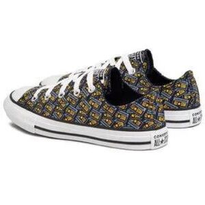 Converse Junior Logo Play Chuck Taylor All Star Obsidian/Blue/Yellow Size 13